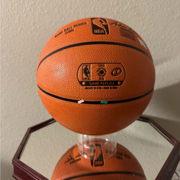 Golden State Stephen Curry & Klay Thompson Signed Basketball 2/30 made case/coa - Picture 12 of 16